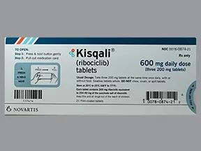 Kisqali 600 mg/day (200 mg x 3) tablet