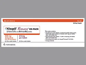 Kisqali Femara Co-Pack 400 mg/day(200 mg x 2)-2.5 mg tablet