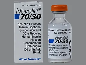 Novolin 70/30 U-100 Insulin 100 unit/mL subcutaneous suspension