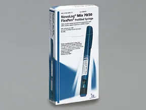 Novolog Mix 70-30 FlexPen U-100 Insulin 100 unit/mL subcutaneous pen
