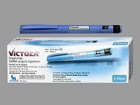 Victoza 2-Pak 0.6 mg/0.1 mL (18 mg/3 mL) subcutaneous pen injector