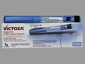 Victoza 3-Pak 0.6 mg/0.1 mL (18 mg/3 mL) subcutaneous pen injector