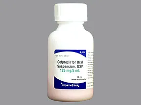 cefprozil 125 mg/5 mL oral suspension