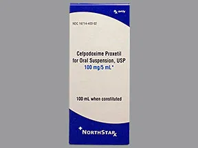 cefpodoxime 100 mg/5 mL oral suspension