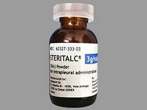 Steritalc 3 gram intrapleural aerosol powder