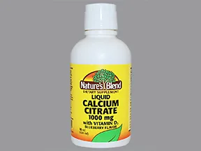 calcium cit 1,000 mg calcium-vit D3 10 mcg(400 unit)/30 mL oral liquid