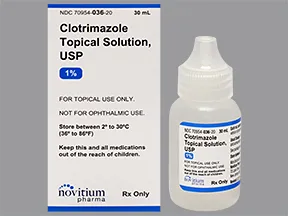 clotrimazole 1 % topical solution