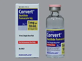 Corvert 0.1 mg/mL intravenous solution
