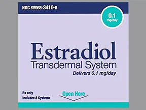 estradiol 0.1 mg/24 hr semiweekly transdermal patch