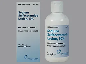 sulfacetamide sodium (acne) 10 % lotion (suspension)