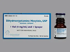 dihydroergotamine 0.5 mg/pump act. (4 mg/mL) nasal spray