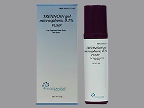 tretinoin microspheres 0.1 % topical gel with pump