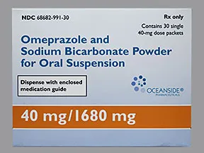 omeprazole 40 mg-sodium bicarbonate 1,680 mg oral packet