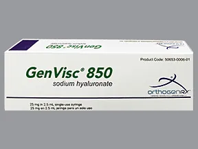 GenVisc 850 10 mg/mL intra-articular syringe