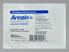 Arestin 1 mg dental cartridge