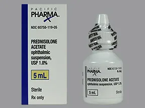 prednisolone acetate 1 % eye drops,suspension