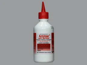 Actidose/Sorbitol 50 gram/240 mL oral suspension