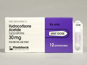 hydrocortisone acetate 30 mg rectal suppository