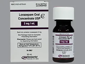 lorazepam 2 mg/mL oral concentrate
