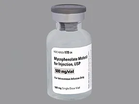 mycophenolate 500 mg intravenous solution