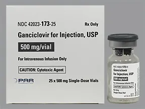 ganciclovir sodium 500 mg intravenous solution