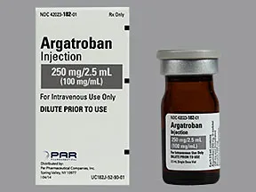 argatroban 100 mg/mL intravenous solution