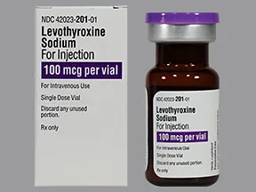 levothyroxine 100 mcg intravenous powder for solution