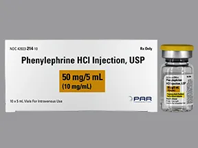 phenylephrine 10 mg/mL injection solution