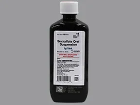sucralfate 100 mg/mL oral suspension