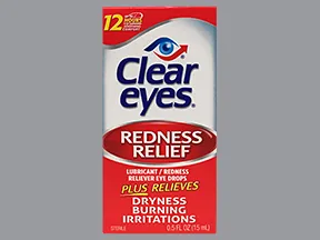Clear Eyes Redness Relief 0.012 %-0.25 % drops