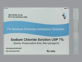 sodium chloride 7 % for nebulization