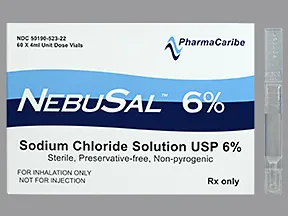 NebuSal 6 % solution for nebulization