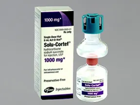Solu-Cortef Act-O-Vial (PF) 1,000 mg/8 mL solution for injection