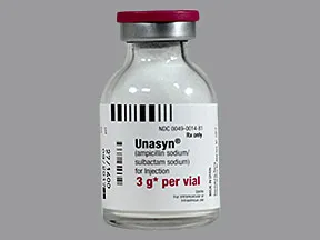 Unasyn 3 gram solution for injection