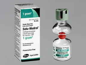 Solu-Medrol (PF) 1,000 mg/8 mL intravenous solution