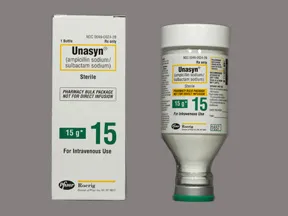 Unasyn 15 gram solution for injection