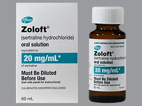 Zoloft 20 mg/mL oral concentrate