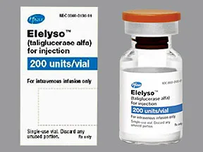 Elelyso 200 unit intravenous solution