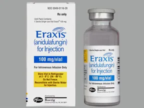 Eraxis(Water Diluent) 100 mg intravenous solution