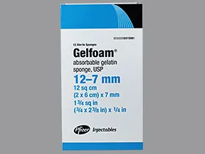 Gelfoam Sponge Size 12-7mm 12 mm-7 mm