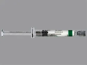 Bicillin C-R 1,200,000 unit/2 mL intramuscular syringe