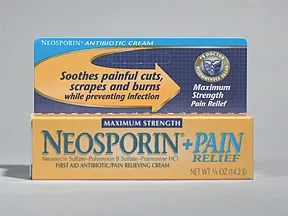 Neosporin Plus Pain Relief 3.5 mg-10,000 unit-10 mg/gram topical cream