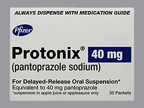 Protonix 40 mg granules delayed-release packet