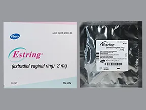 Estring 2 mg (7.5 mcg/24 hour) vaginal ring