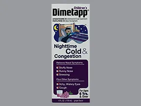 Dimetapp Cold-Congestion 6.25 mg-2.5 mg/5 mL oral liquid