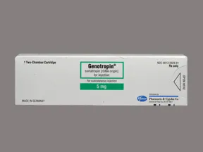 Genotropin 5 mg/mL (15 unit/mL) subcutaneous cartridge