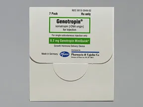 Genotropin MiniQuick 0.2 mg/0.25 mL subcutaneous syringe