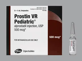 Prostin VR Pediatric 500 mcg/mL injection solution