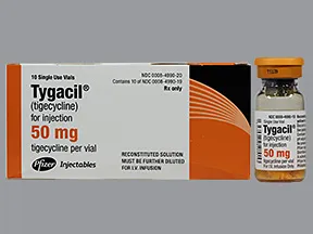 Tygacil 50 mg intravenous solution