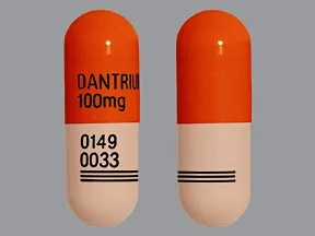 dantrolene 100 mg capsule
